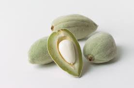 -Fresh Green Raw Almonds (Eat Whole Almond)