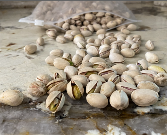 Pistachios, California, In Shell, Roasted, No Salt